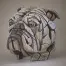 White Bulldog Bust