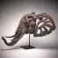 African Elephant Bust
