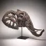 African Elephant Bust