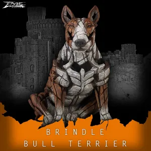 Brindle Bull Terrier Figure