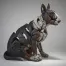 Tricolour Bull Terrier Figure